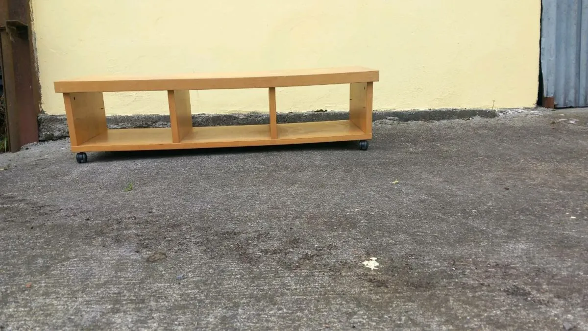 TV stand and shelf - Image 2