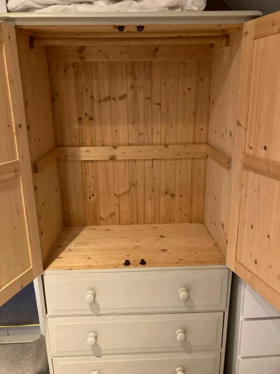 Vintage Wardrobe & Drawers  (together or separate) - Image 2