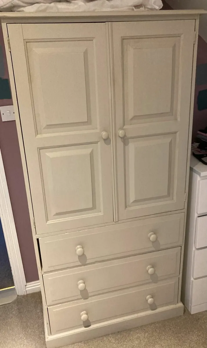 Vintage Wardrobe & Drawers  (together or separate) - Image 1