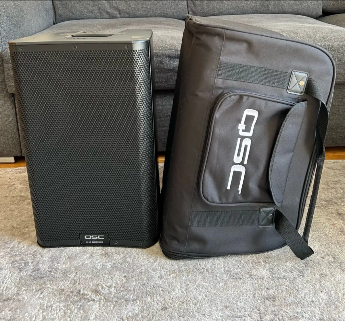 QSC K10.2 Speaker with Tote Bag - Image 1
