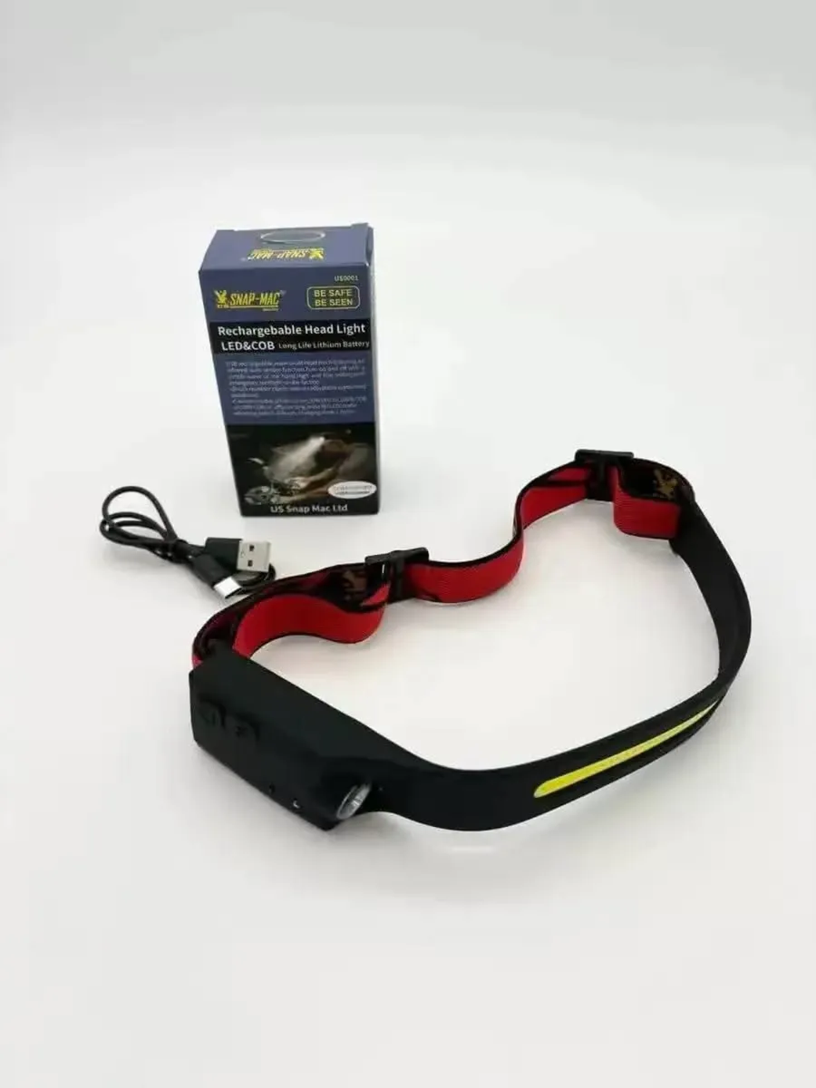 This US SNAP MAC Led Headlamp Sensor Recharable - Image 1
