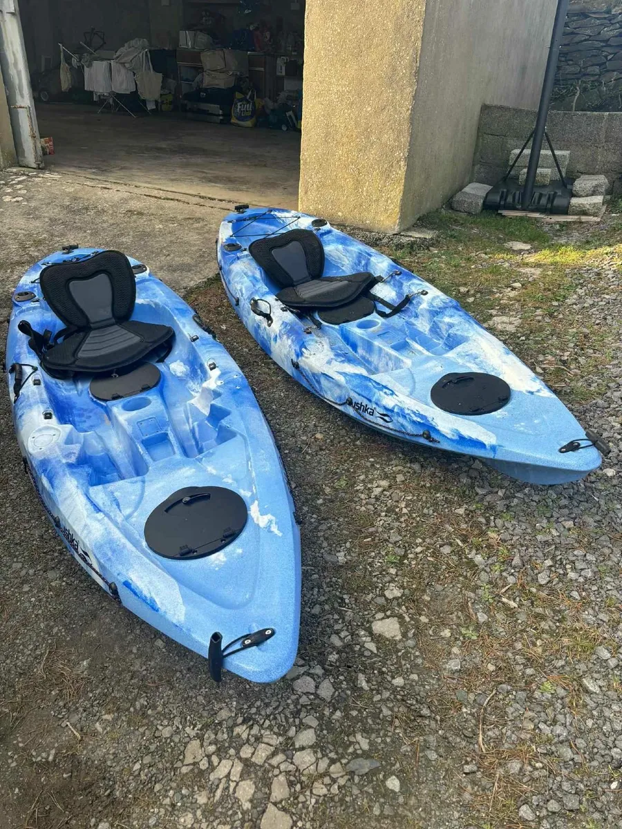 Two Sit-On Conger Kayaks – NEW, ONLY USED TWICE! - Image 1