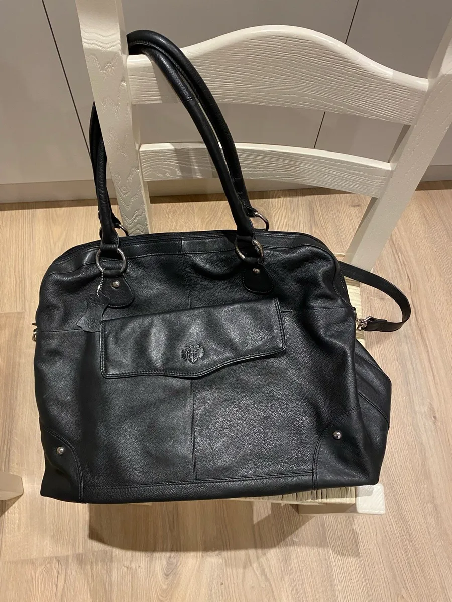 Paul Costelloe leather Travel bag - Image 2