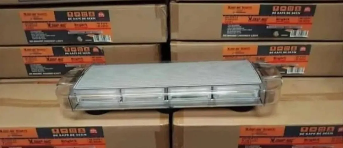 Brand New Snap-Mac Amber/ White Beacon Light - Image 2