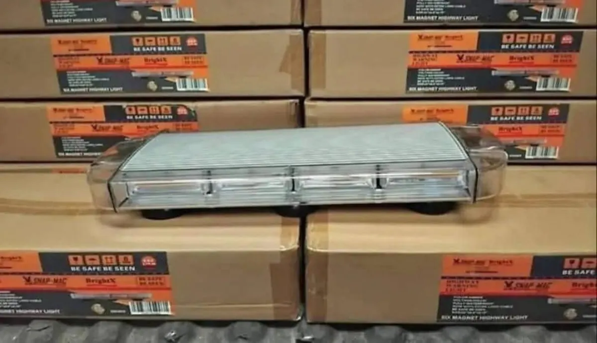 Brand New Snap-Mac Amber Beacon Light - Image 2