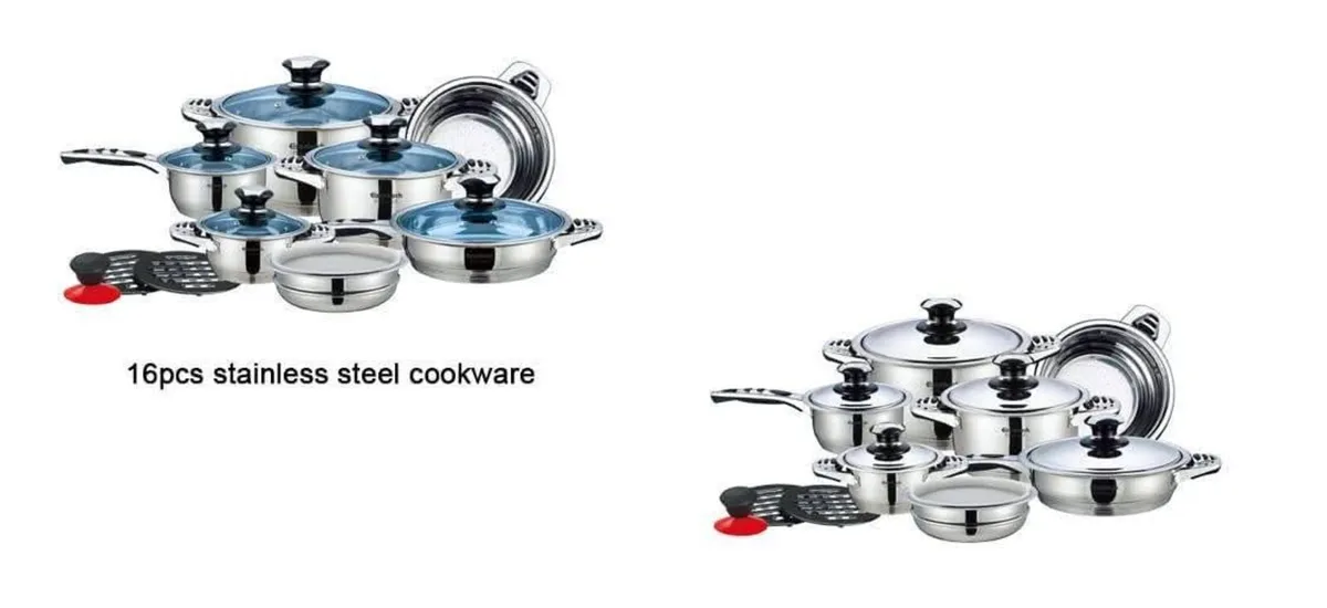 16-piece high-quality cookware set - Image 1