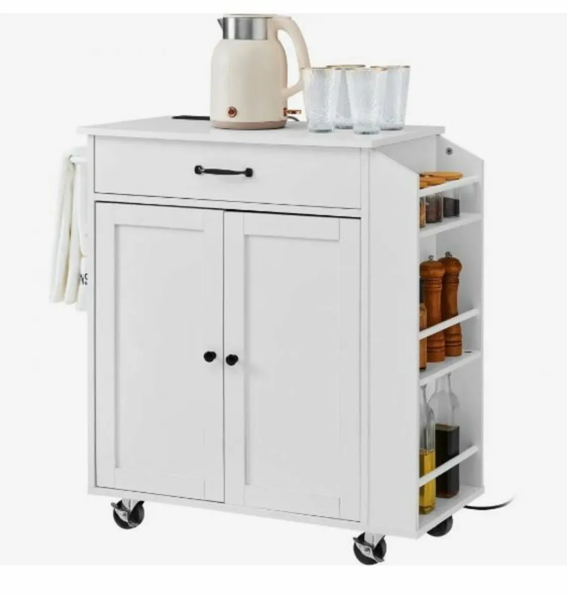 Kitchen Island Cart, 32" Mobile Carts - Image 1