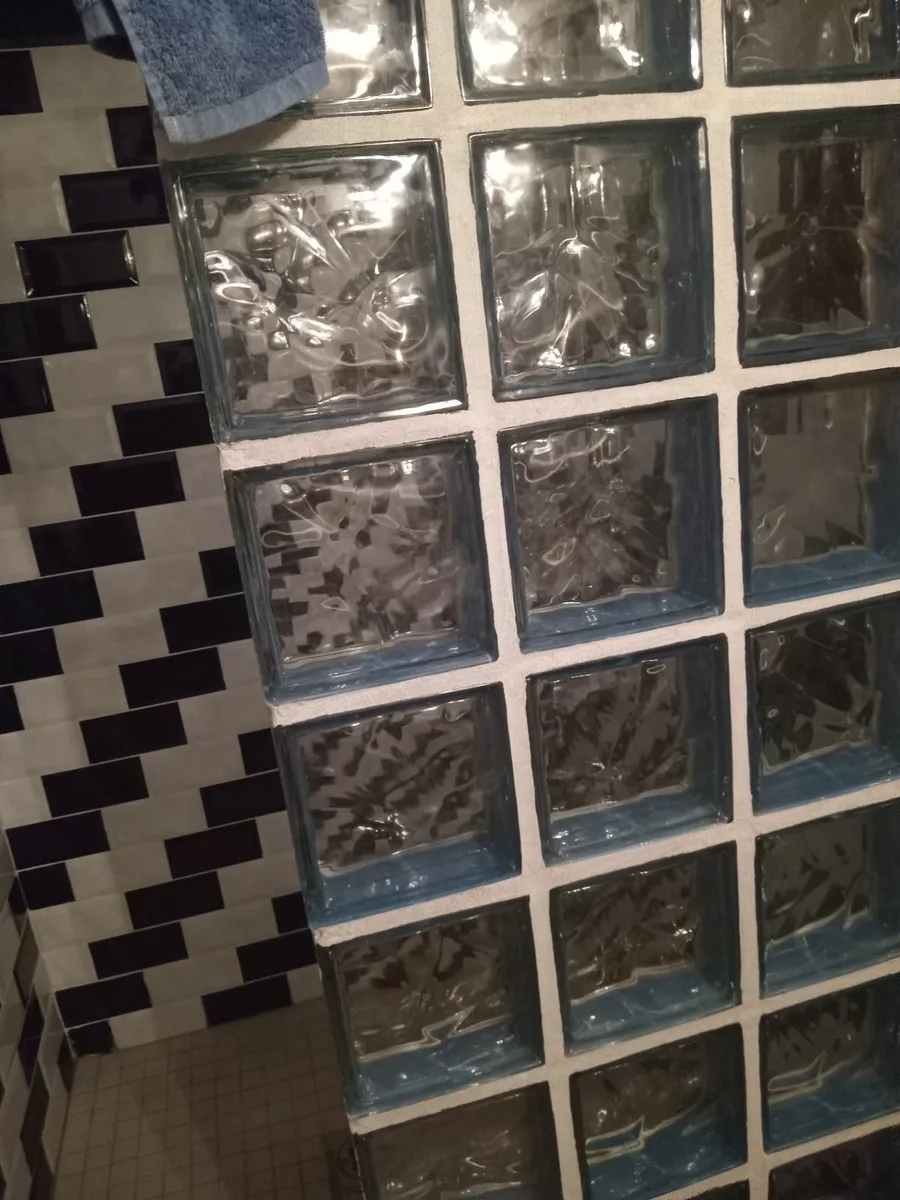 GLASS BLOCKS    BLUE   44 IN TOTAL