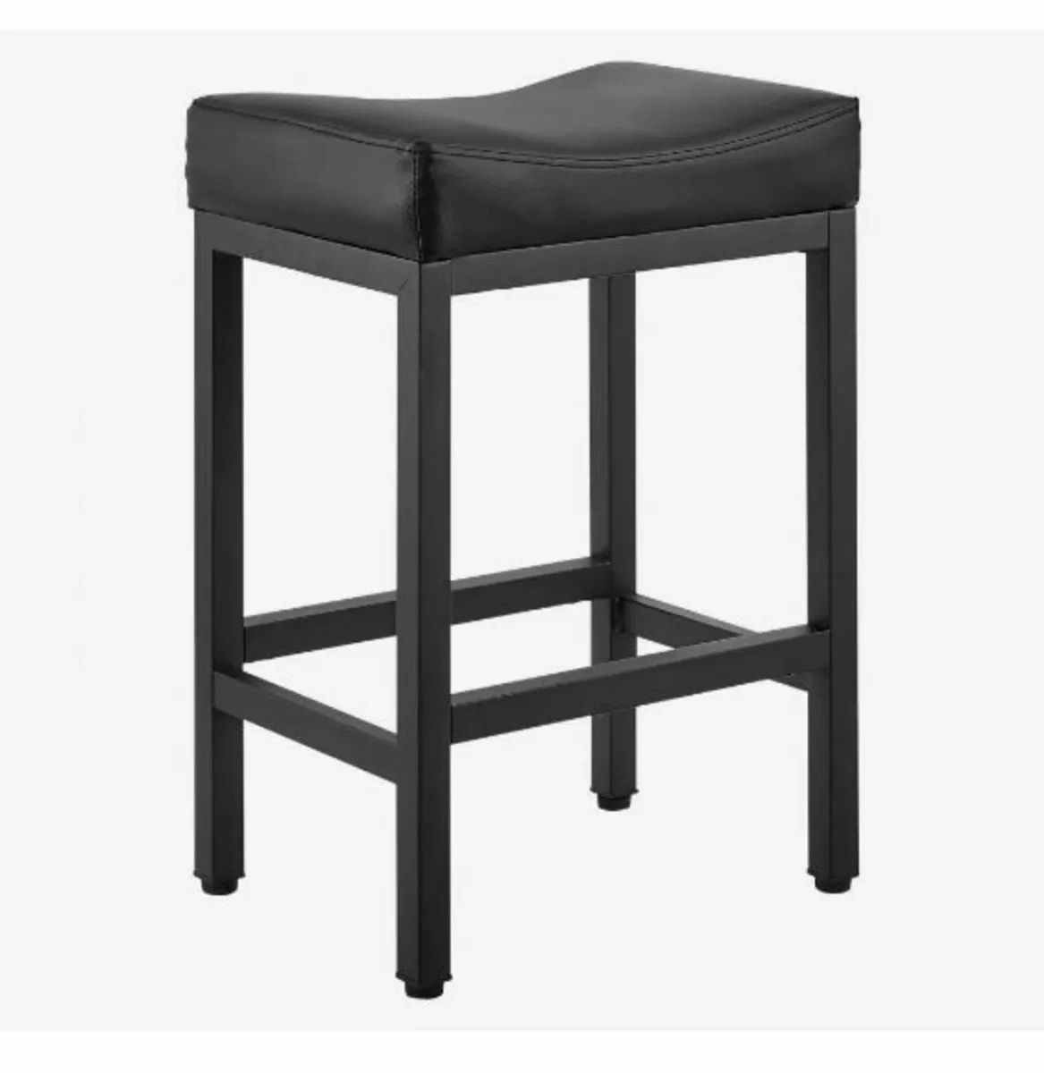 Stool Set of 2, PU Leather Counter - Image 2