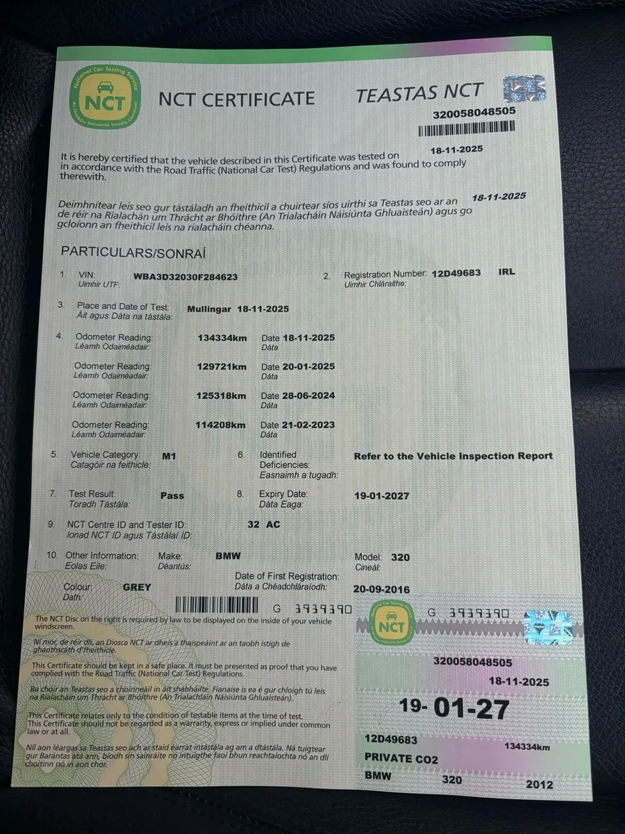 BMW 3 series 320D Sport (Automatic,New NCT 01/27) - Image 3