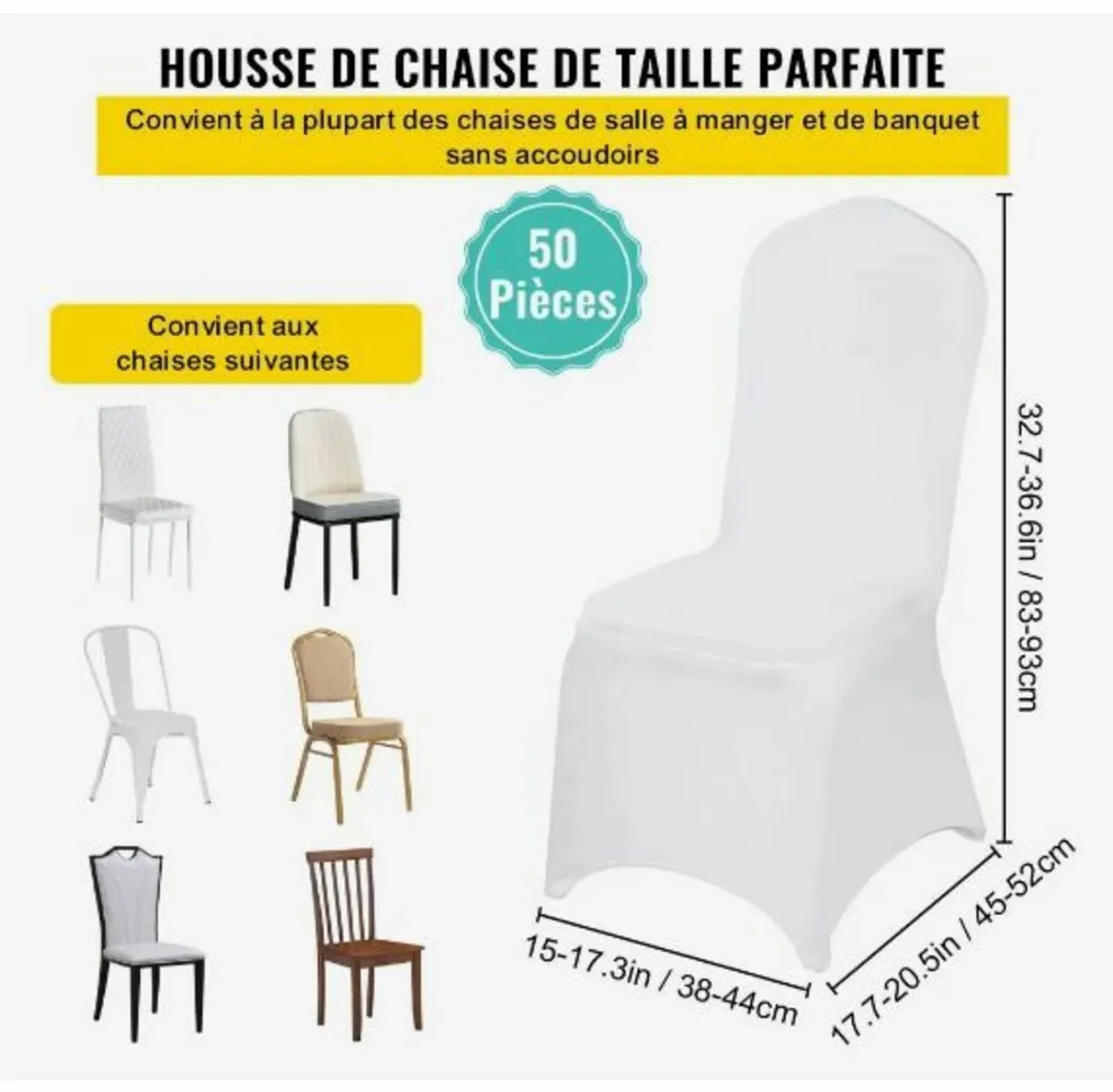 Stretch Spandex Folding Chair Covers - Image 2