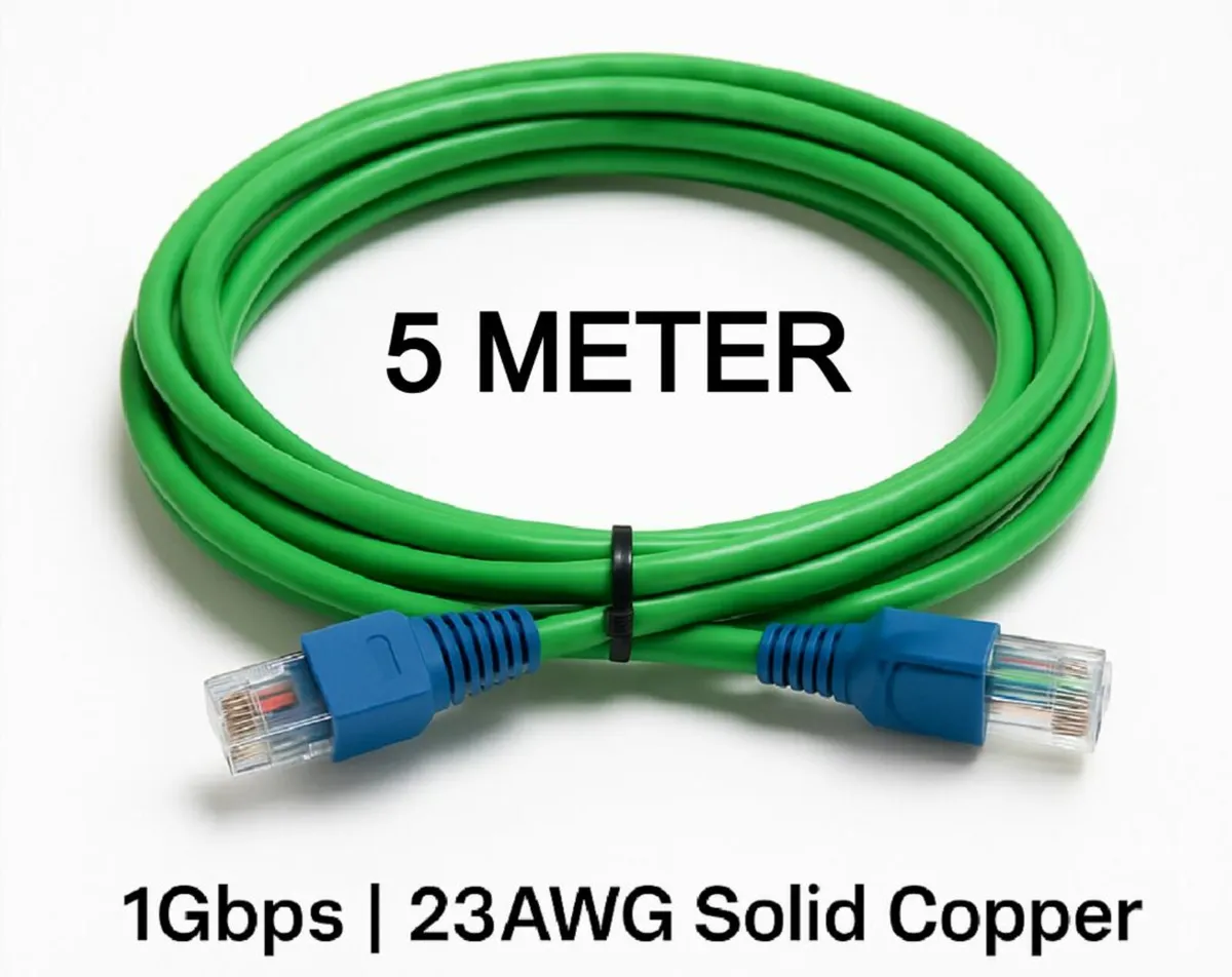 Cat6 Ethernet Cable 5 Metre LAN Network Cable RJ45 - Image 1