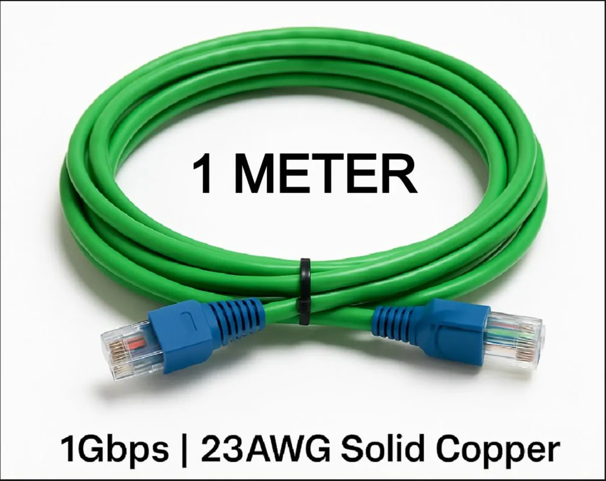 Cat6 Ethernet Cable 1 Metre LAN Network Cable RJ45 - Image 1