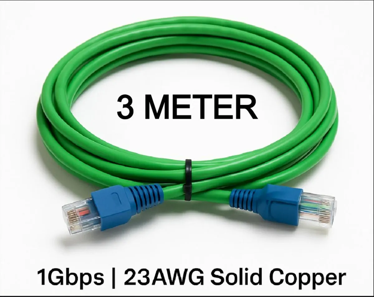 Cat6 Ethernet Cable 3 Metre LAN Network Cable RJ45 - Image 1