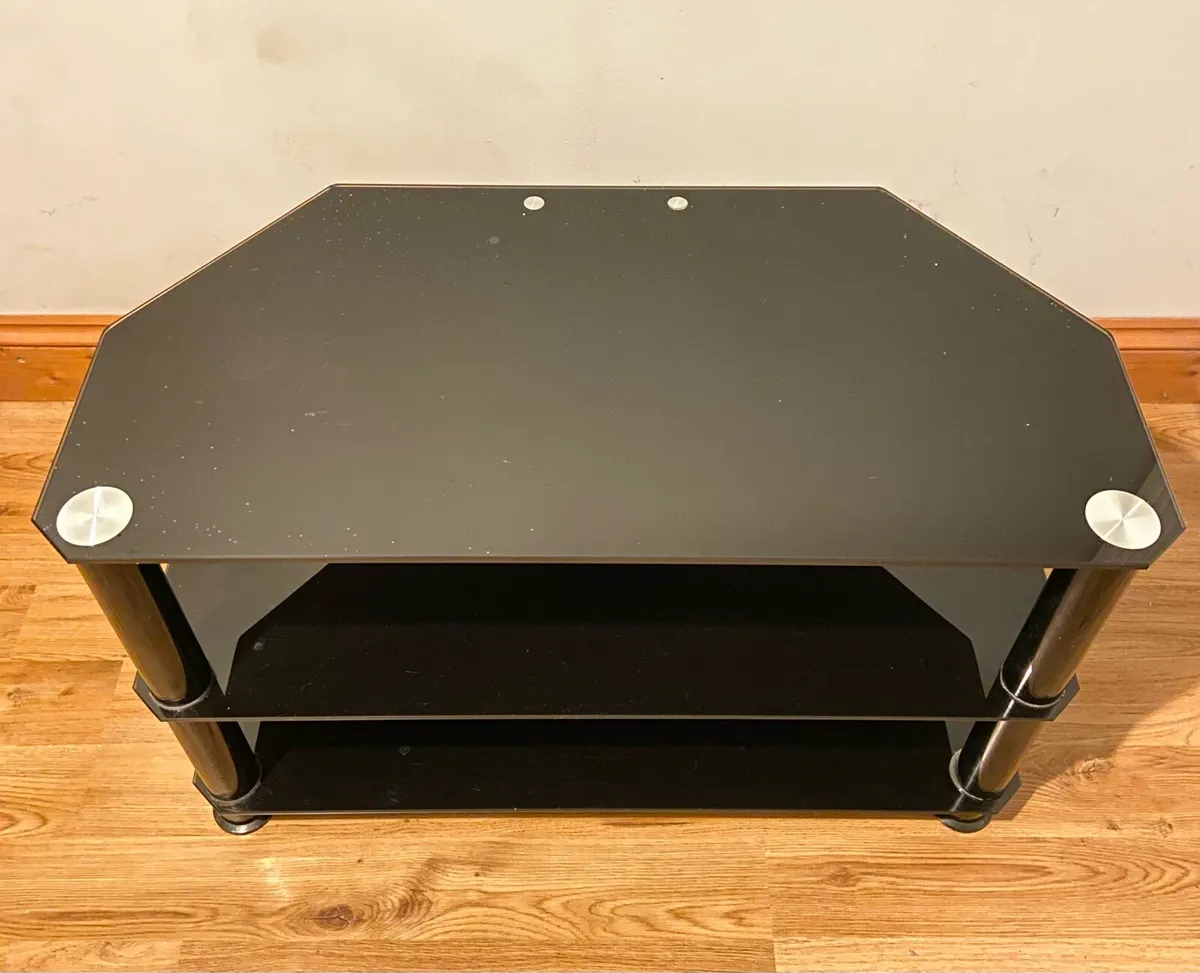 PICK UP TODAY!  Modern Glass TV Unit - Image 1