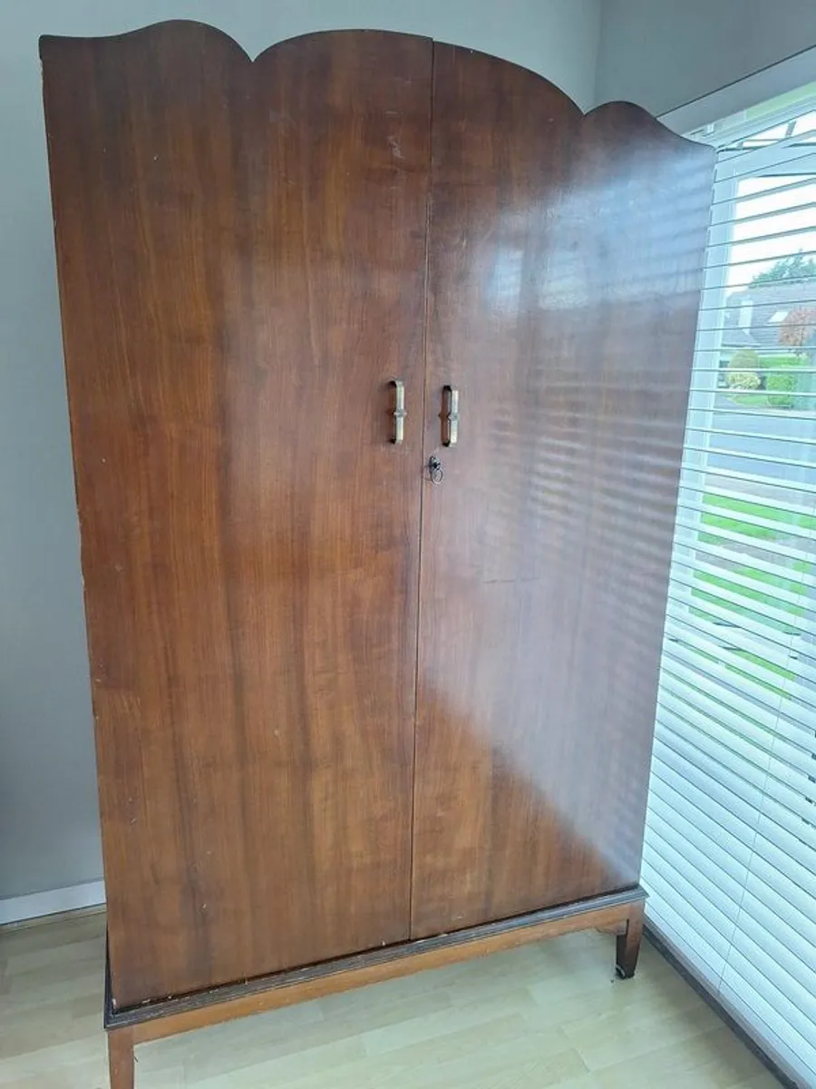 Antique Mahogany wardrobe - Image 2