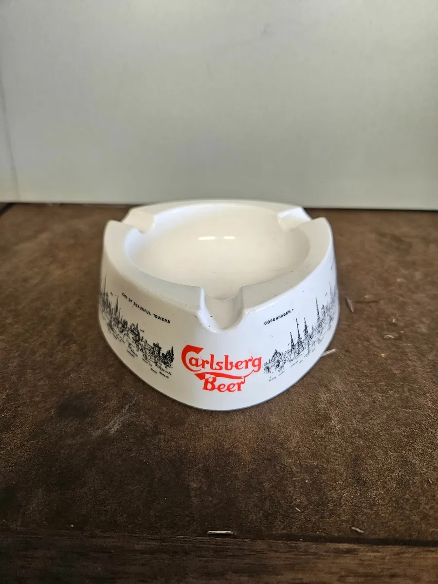 Vintage Small Carlsberg Ashtray - Image 3