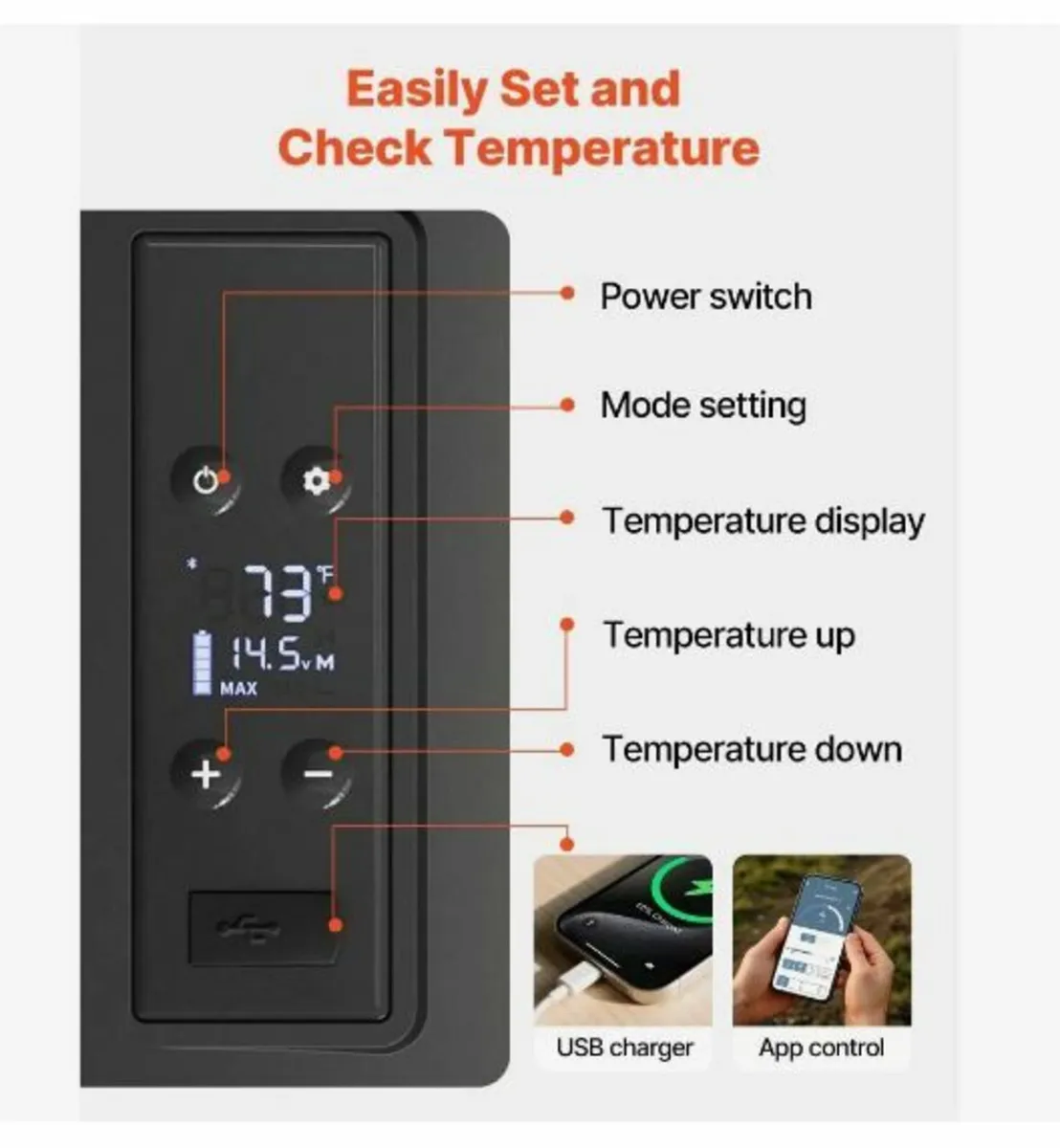Car Refrigerator 20L Compressor Portable - Image 4