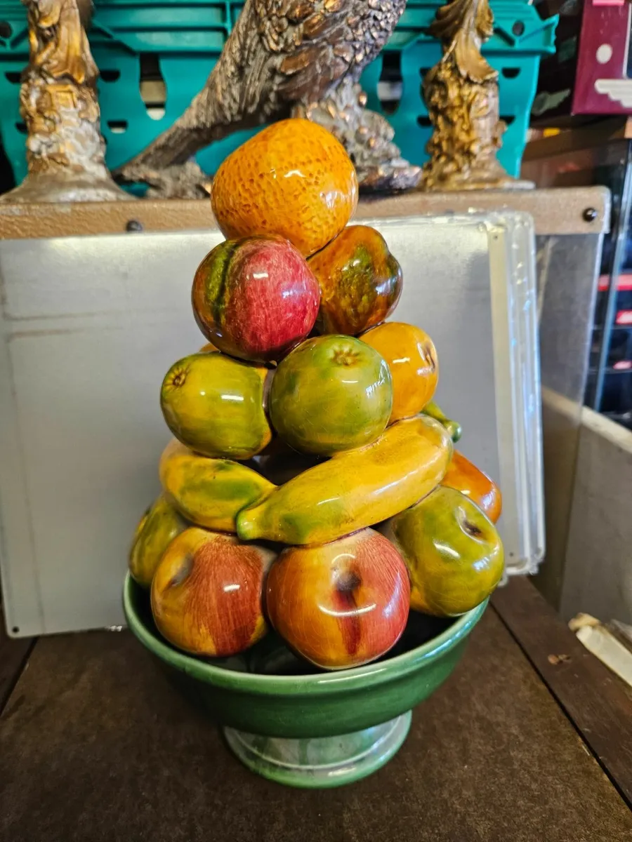 Vintage Ceramic Fruit Display - Image 2