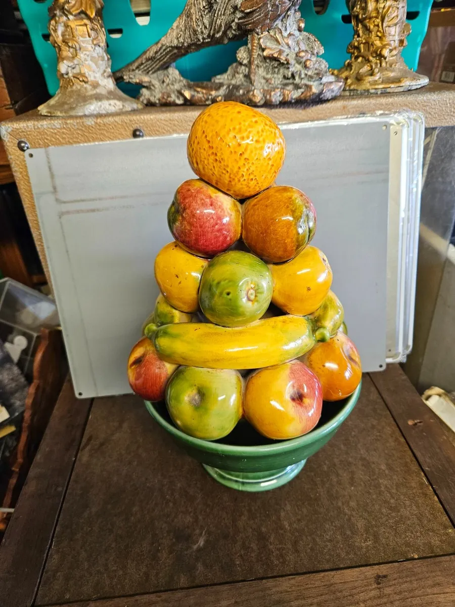 Vintage Ceramic Fruit Display - Image 3