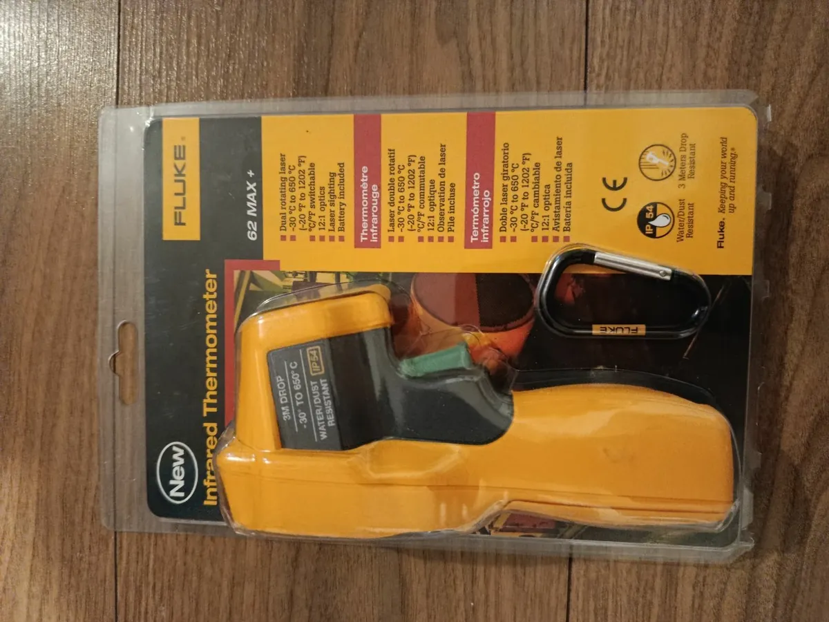 Fluke 62 max infrared non- intact digital thermome - Image 3