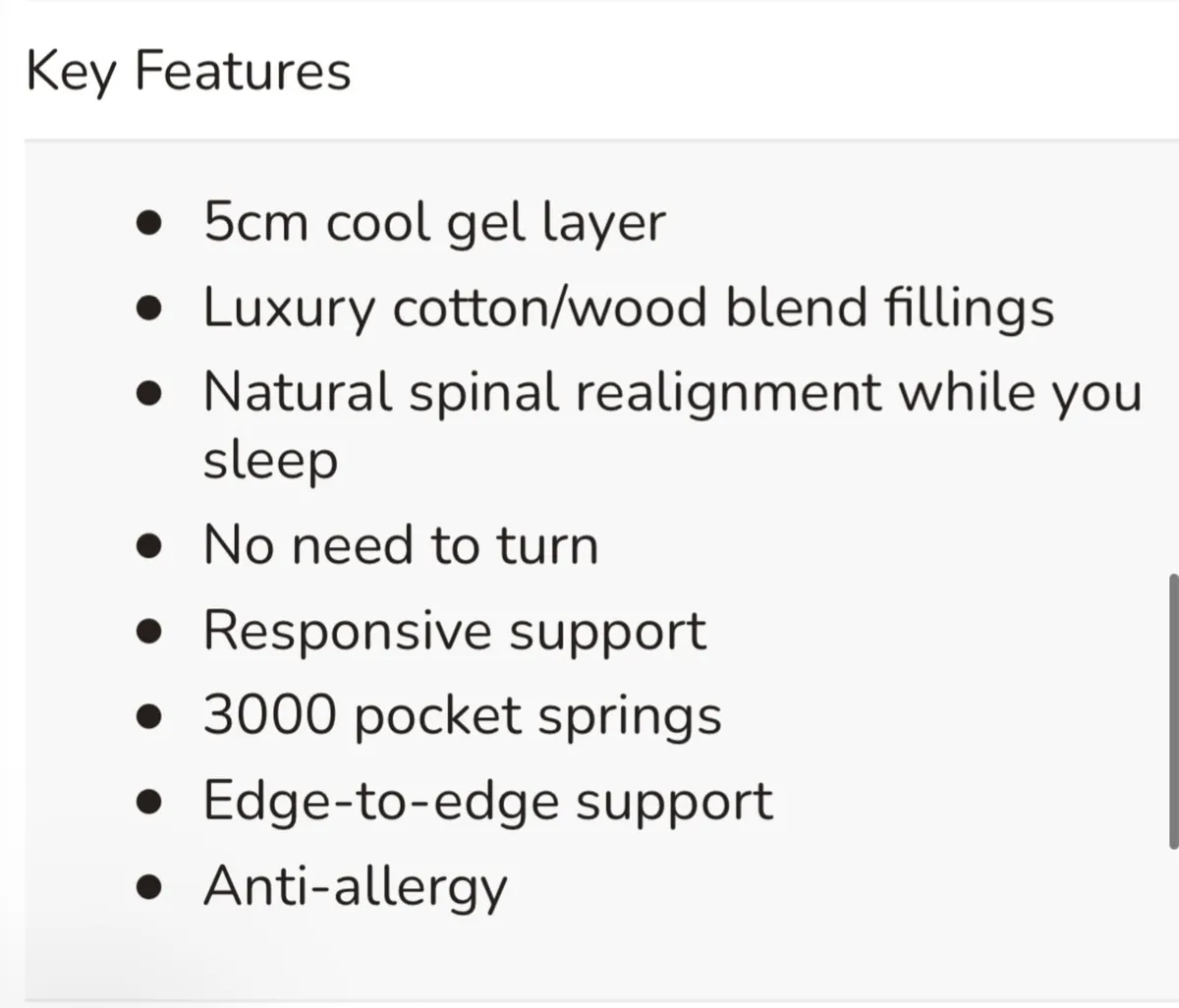 Supreme mattress 5’ king size - Image 2