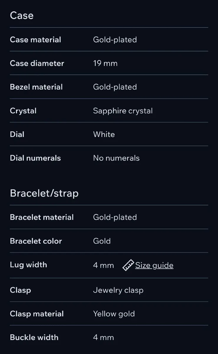 GUCCI LADIES GOLD WATCH - Image 3