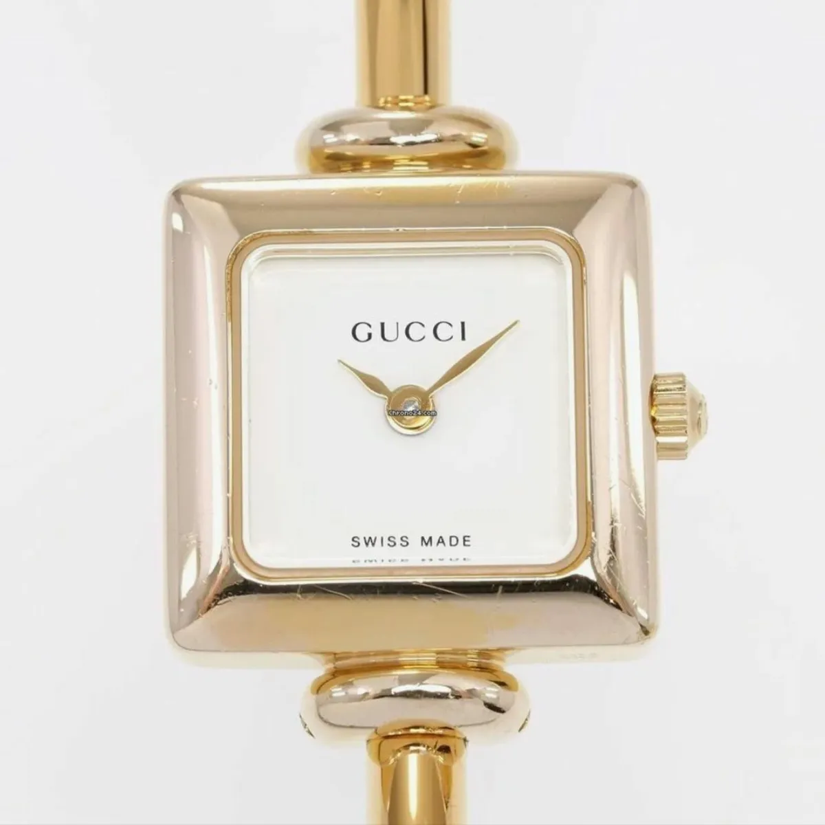 GUCCI LADIES GOLD WATCH - Image 1