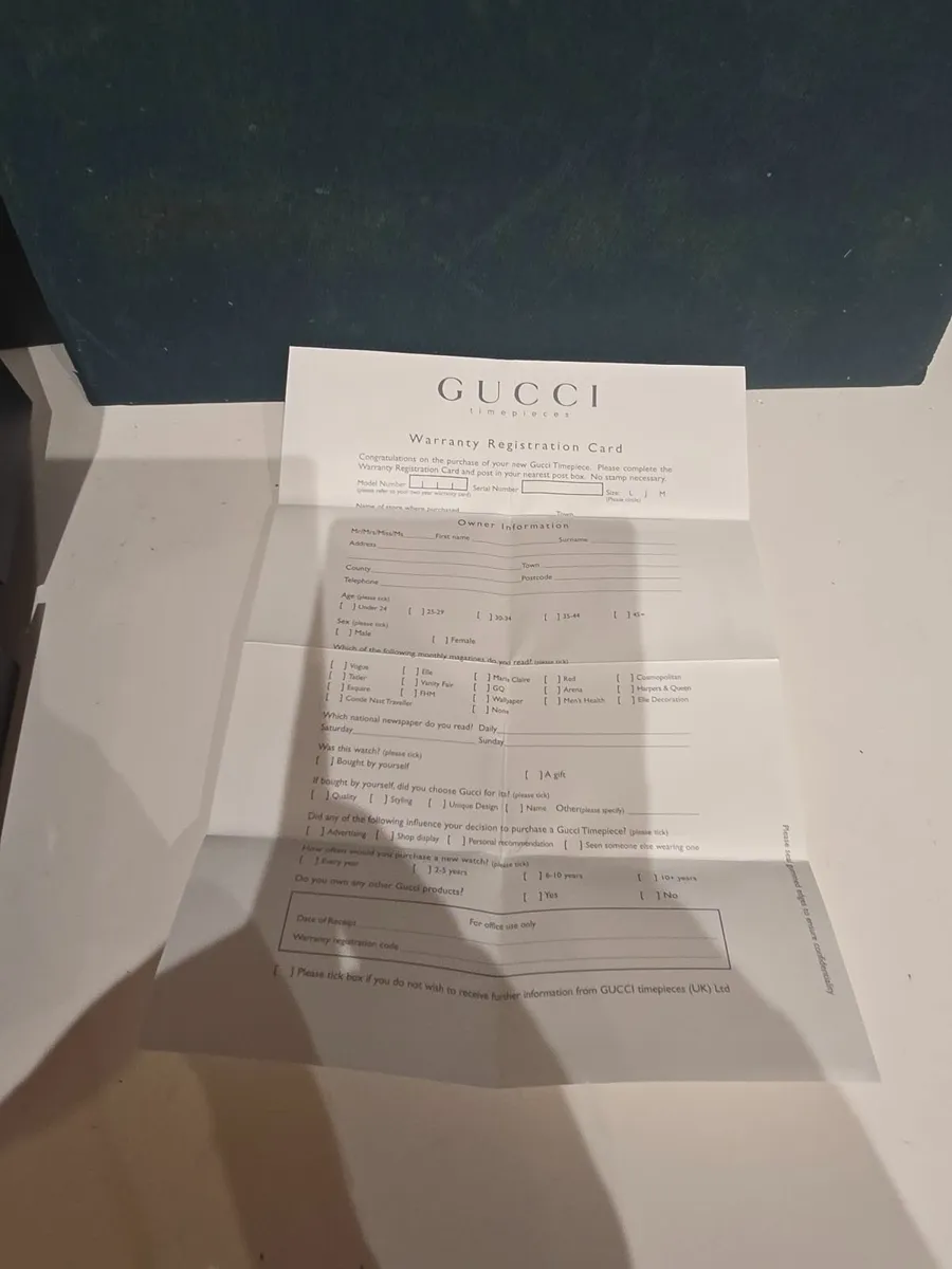 GUCCI LADIES GOLD WATCH - Image 4