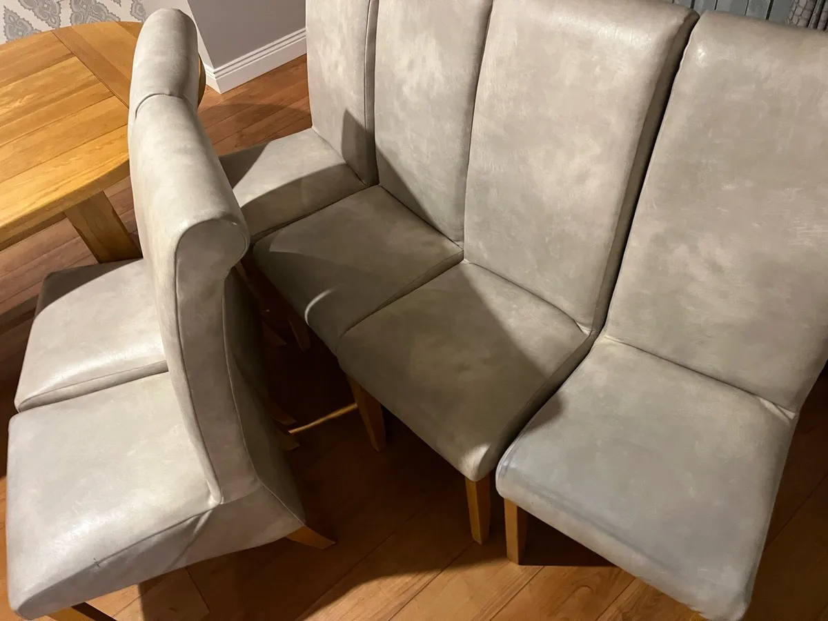 6 dining chairs - Image 4