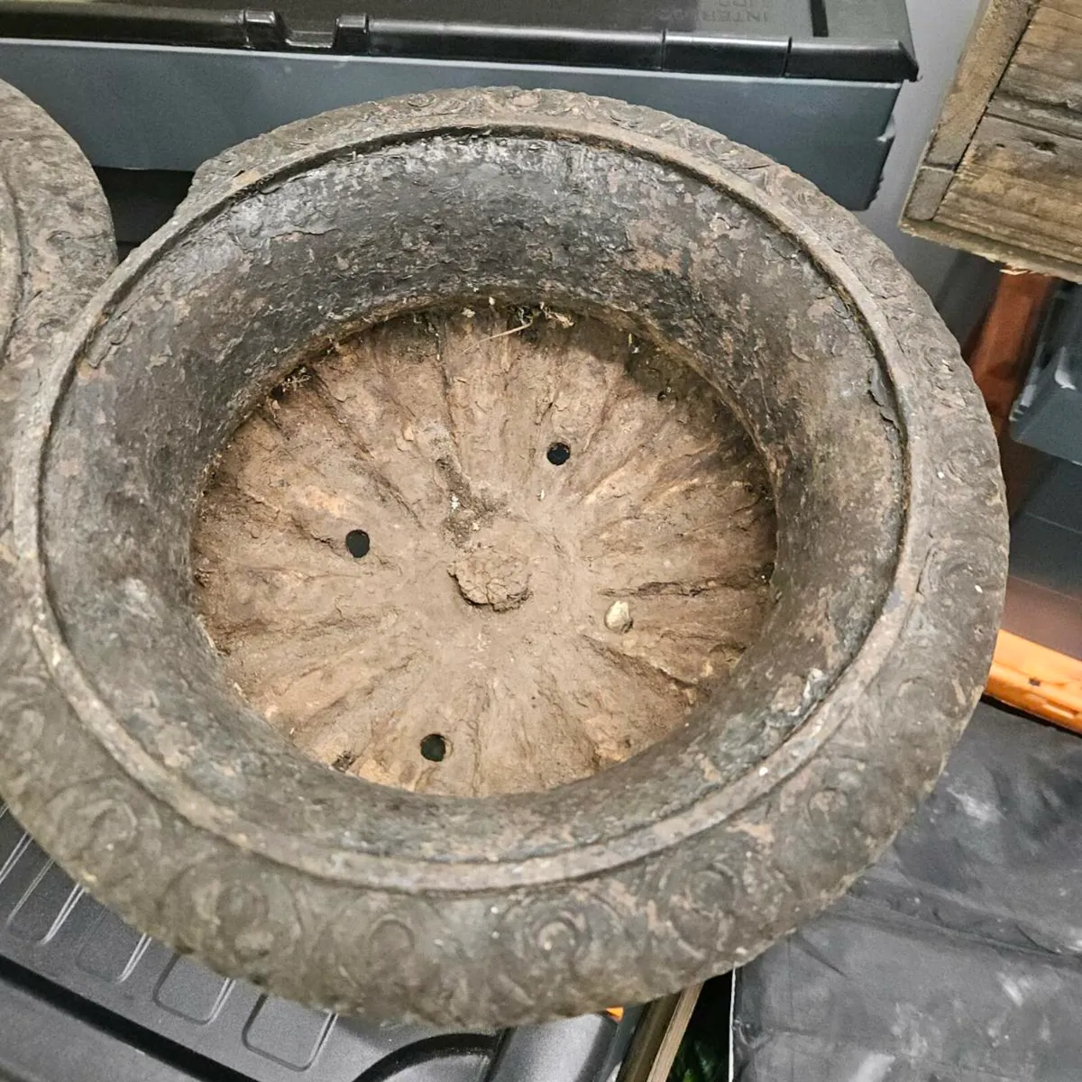 Antique French planters - Image 2