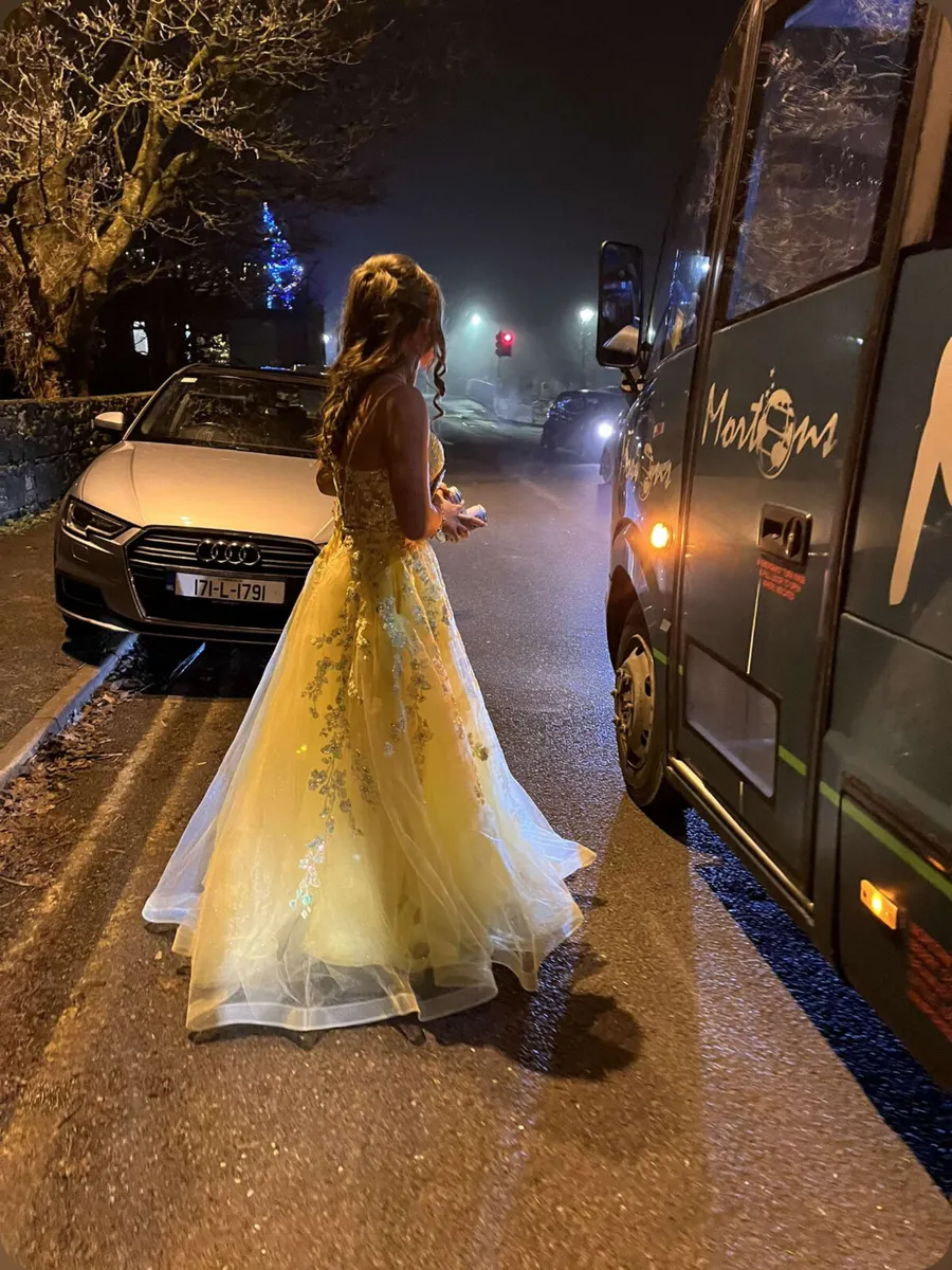 yellow ty ball / debs  dress - Image 1