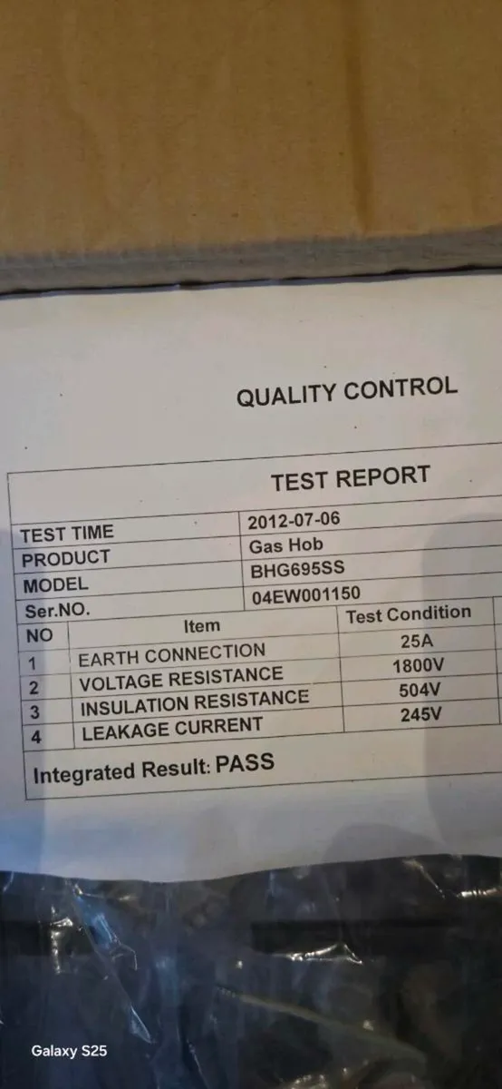 brand new baumatic electric gas hob - Image 3