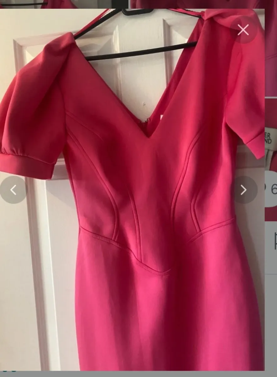 River island Pink  Dress size 10! - Image 4