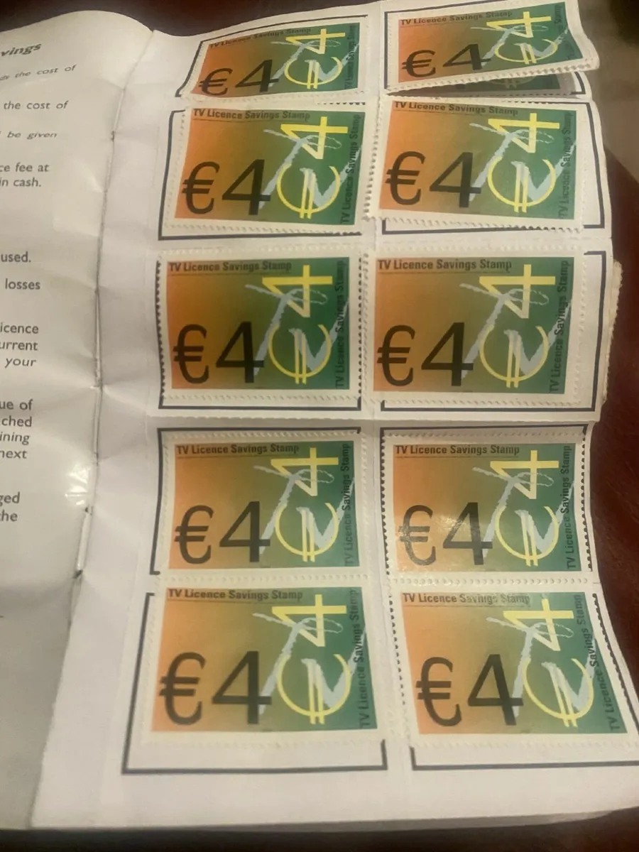 TV LICENCE STAMPS - Image 1