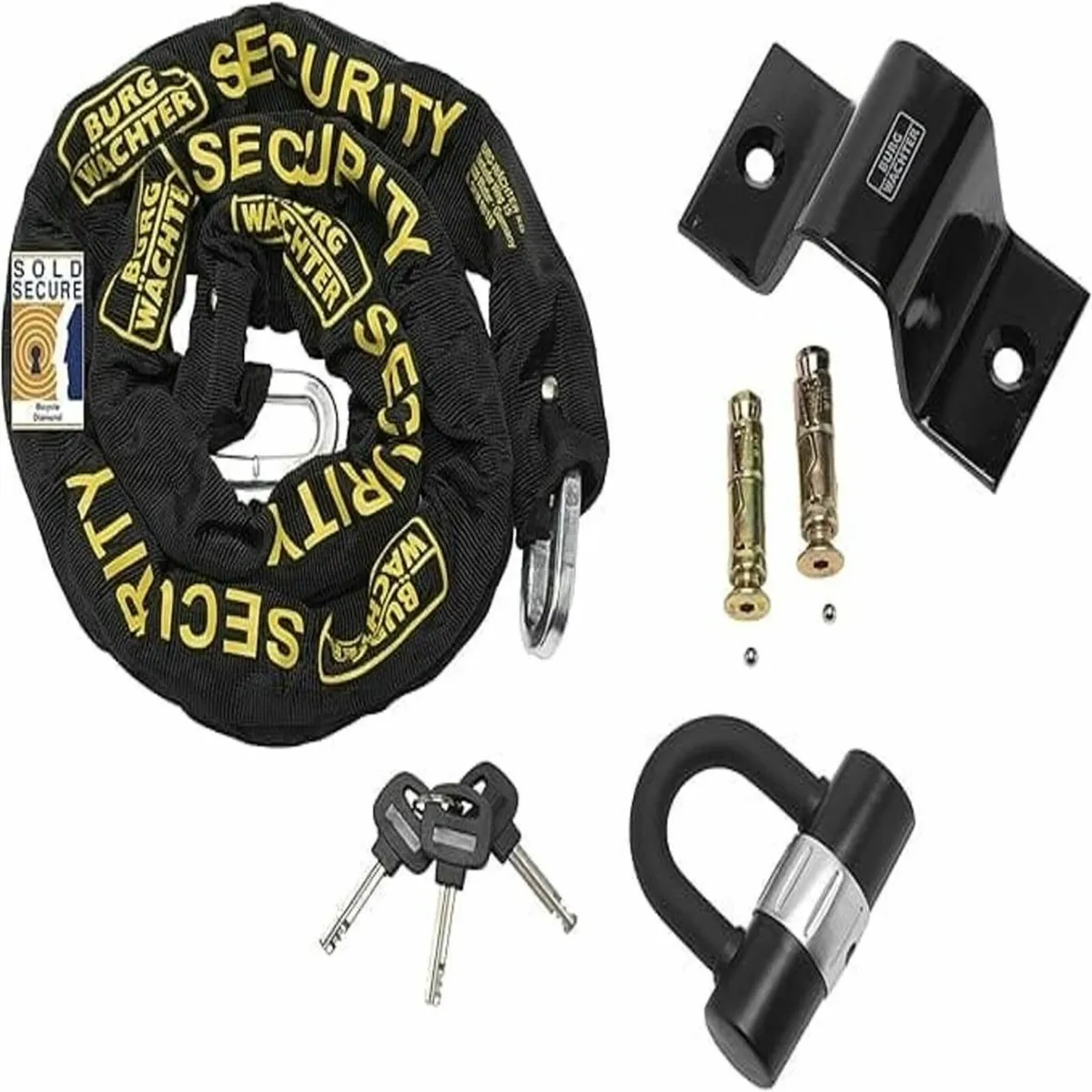 🔐 Burg WächterBike Lock & Ground Anchor Kit - Image 1