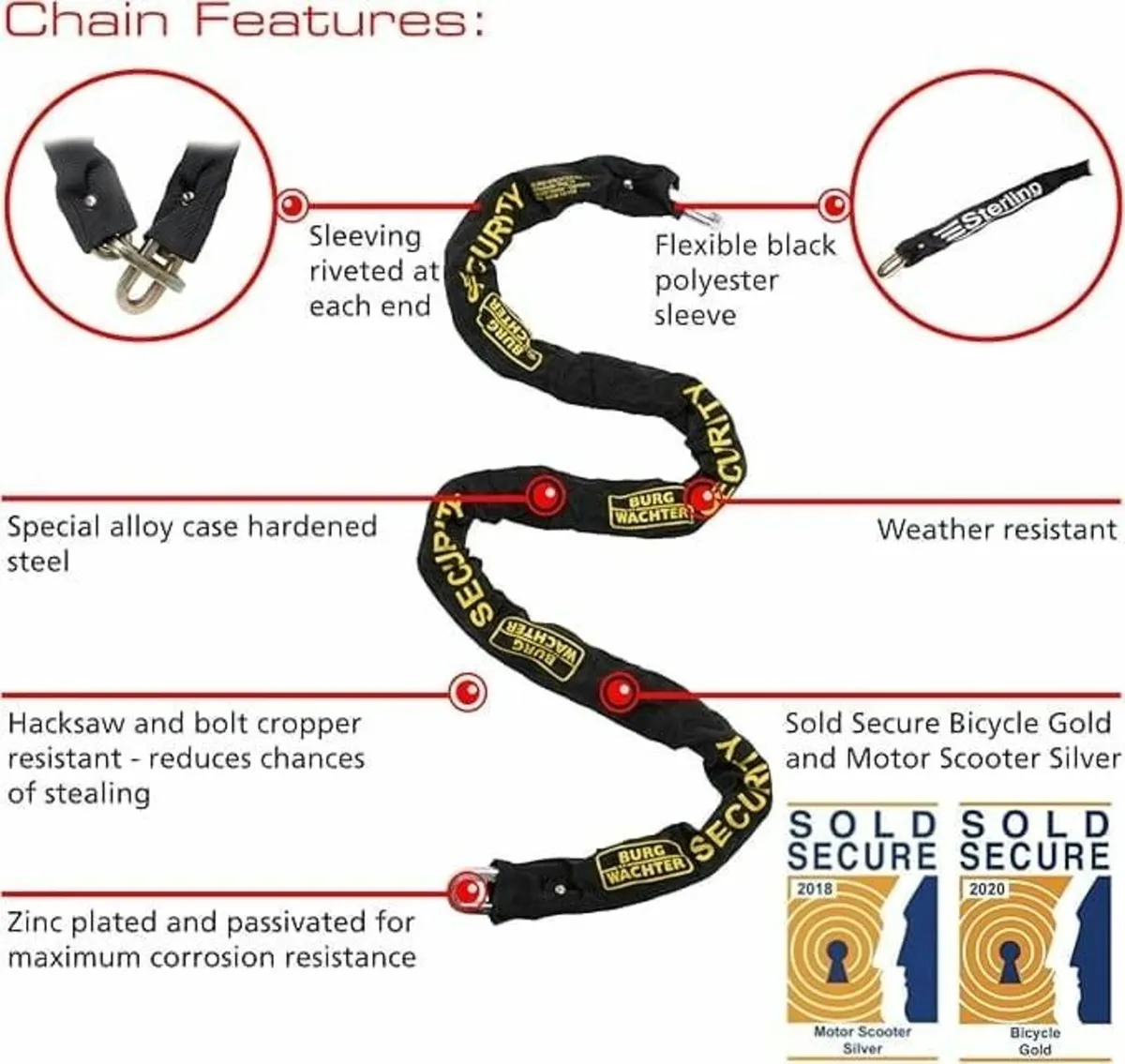 🔐 Burg WächterBike Lock & Ground Anchor Kit - Image 2