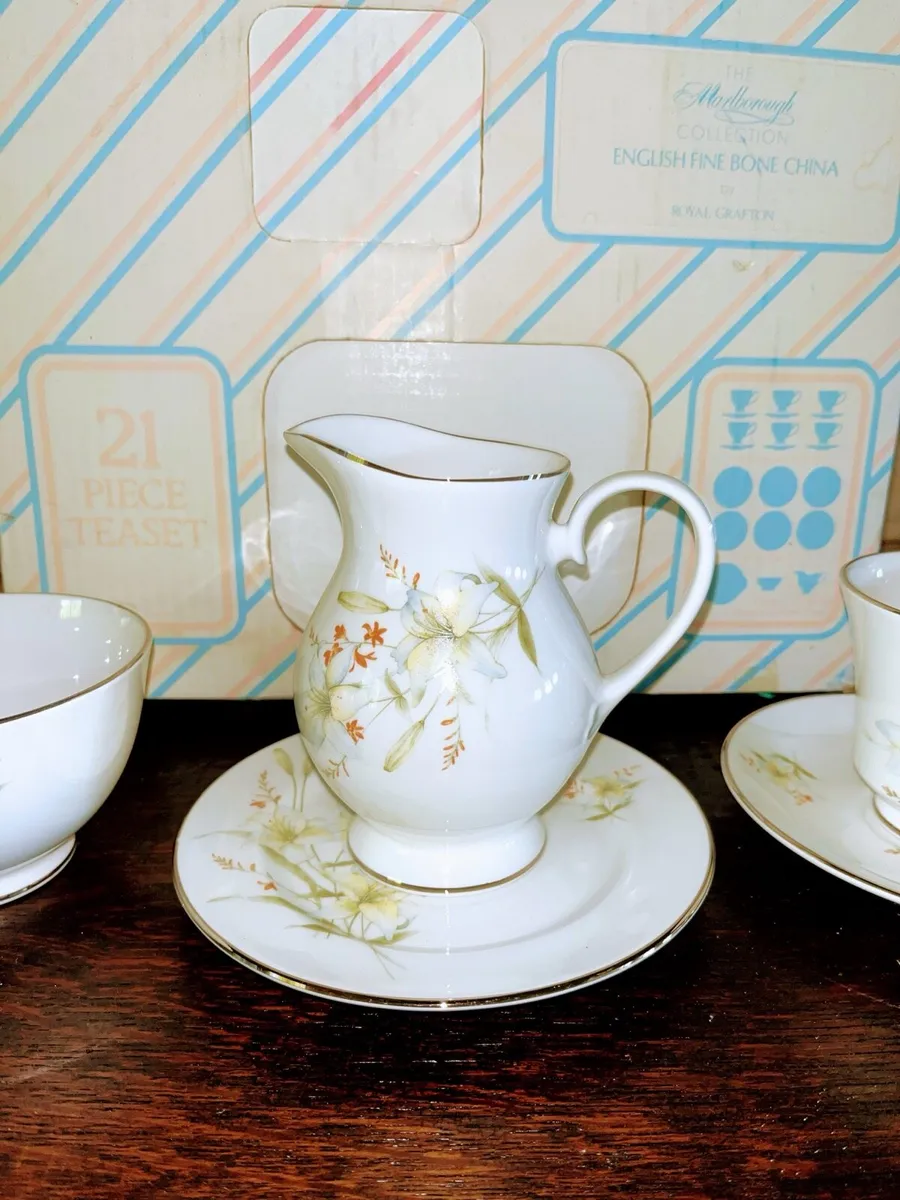 Vintage 21 piece tea set - Image 4