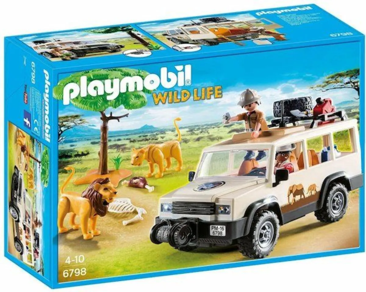 New: Playmobil Safari Wildlife Truck with lions