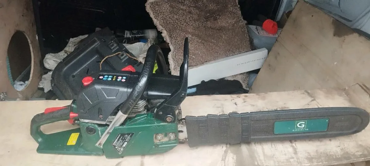 2 petrol chainsaws  perfect condition for sale - Image 2