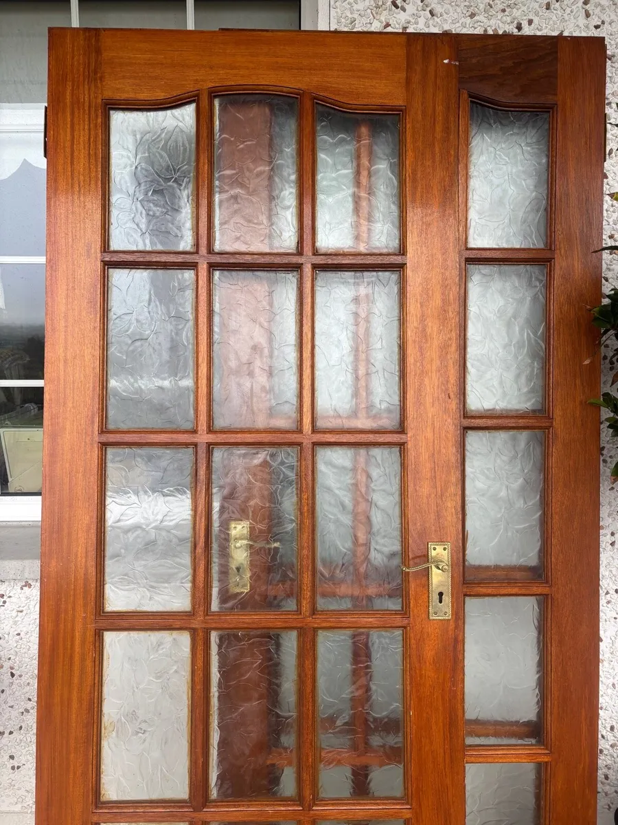 Glass panel doors