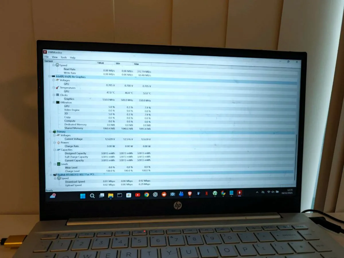 Touchscreen laptop with fingerprint scanner HP - Image 4