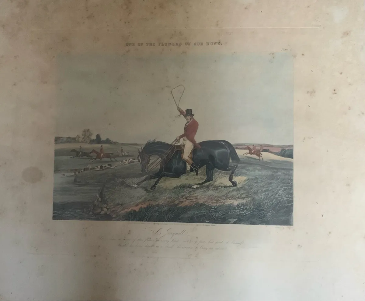 “One of the Flowers of Our Hunt” framed prints - Image 3