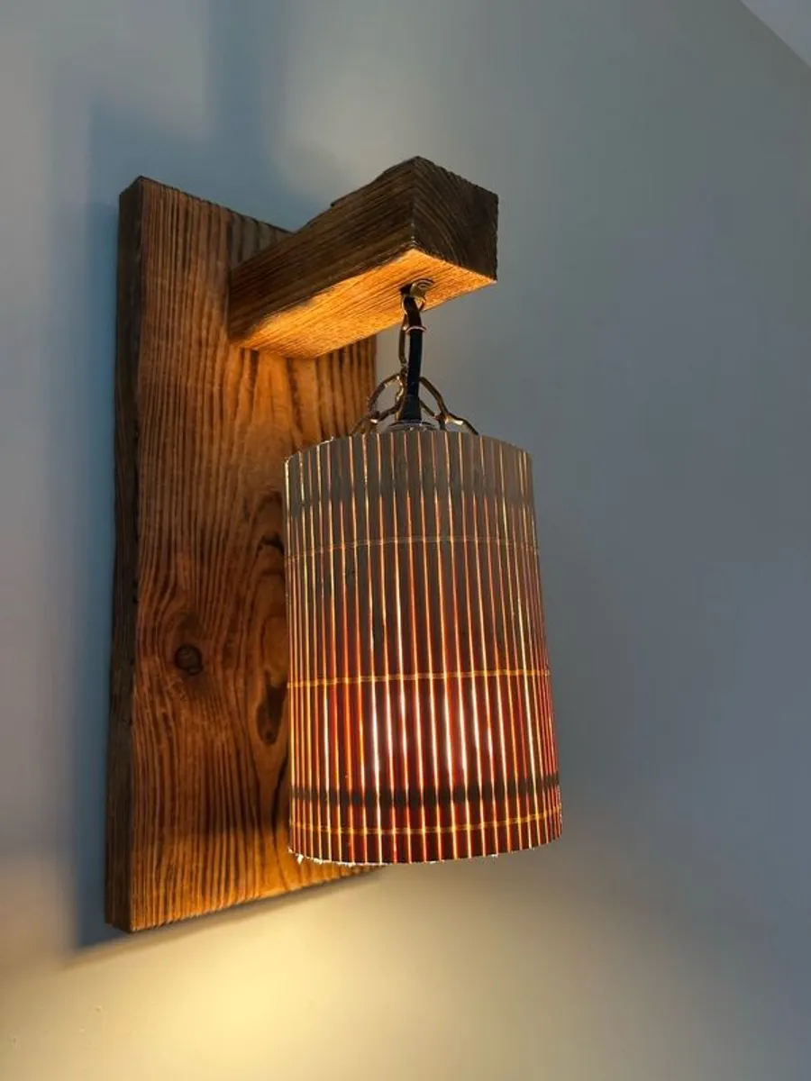 Beautiful Wooden Wall side lights. - Image 2