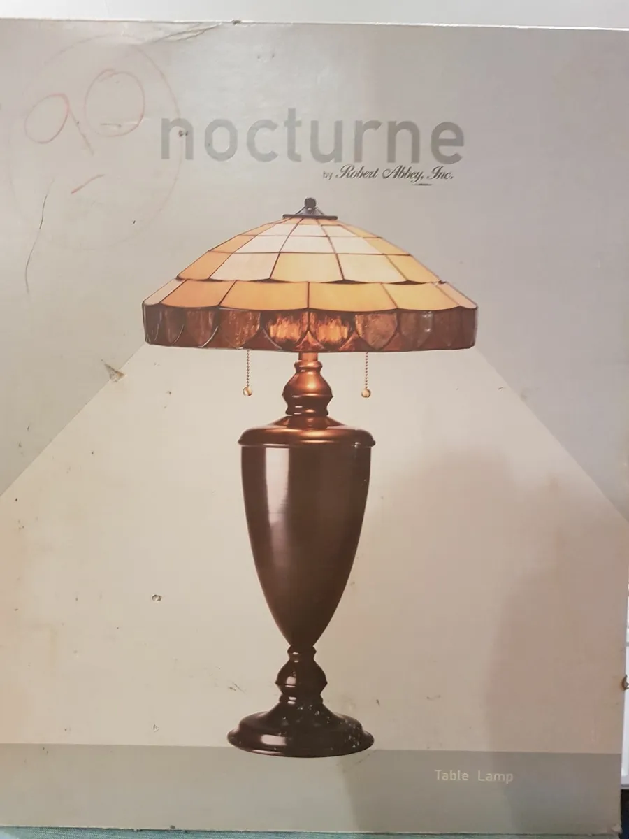 Tiffany style double lamp - Image 1