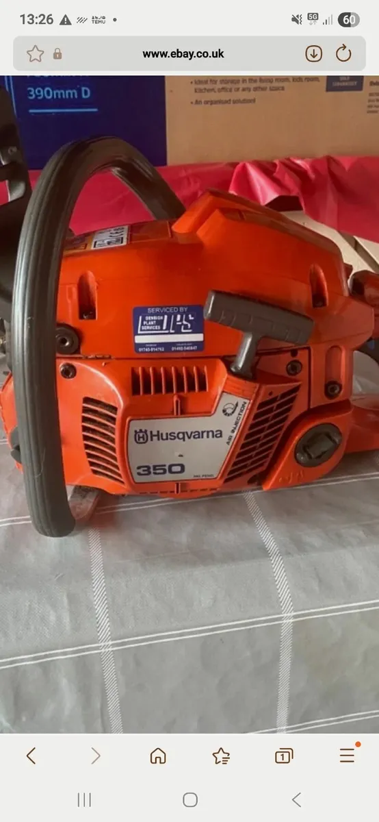 husqvarna 350 chainsaw