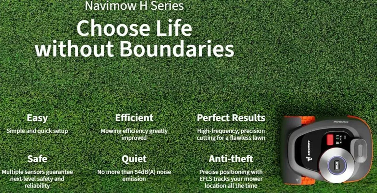 Black Friday Segway H3000E Navimow Robot Lawnmower - Image 2