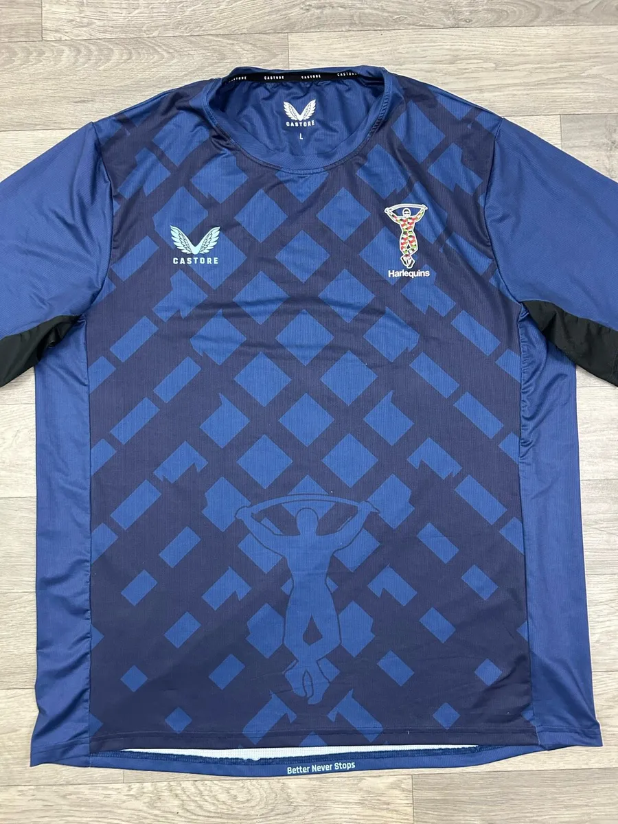 Castore Harlequins Rugby Jersey Shirt Mens Large - Image 2