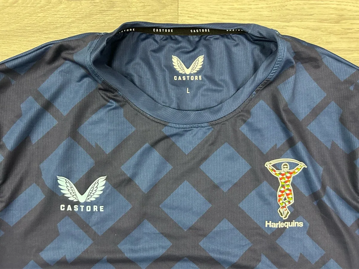 Castore Harlequins Rugby Jersey Shirt Mens Large - Image 4