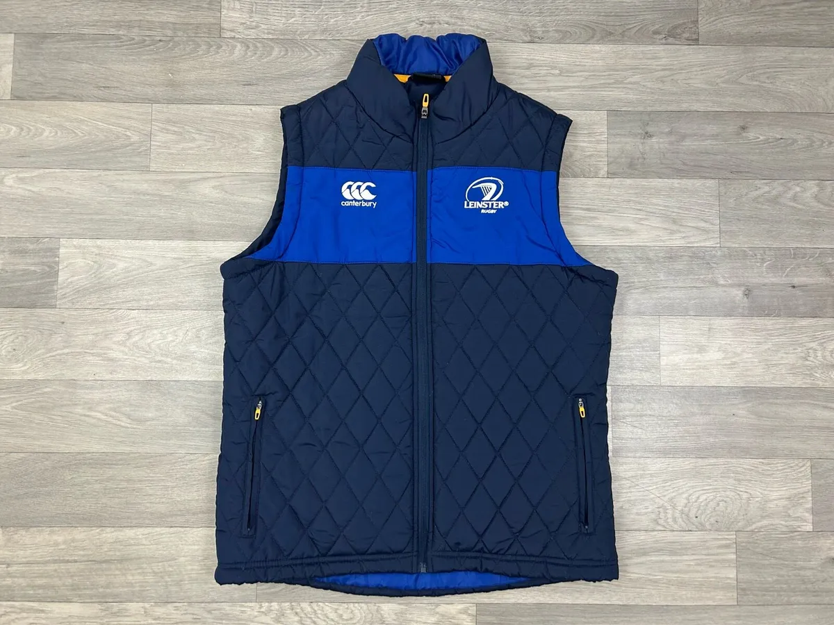 Canterbury Leinster Rugby Quilted Gilet Mens Small - Image 1